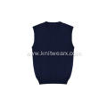 Men's Knitted Warm Vest V-neck Sweater